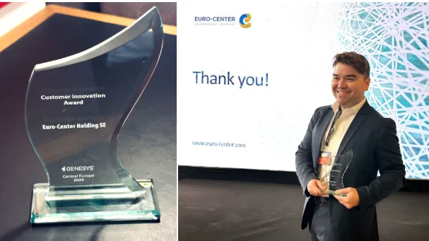 Celebrating Innovation: Euro-Center Wins Genesys Innovation Award 2024!